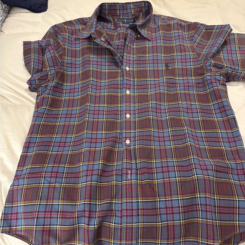 Ralph Lauren Multicolor Plaid Button Down Shirt
